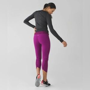 LULULEMON Real Quick Tight Regal Plum / Paradise Geo Regal Plum Multi 8
